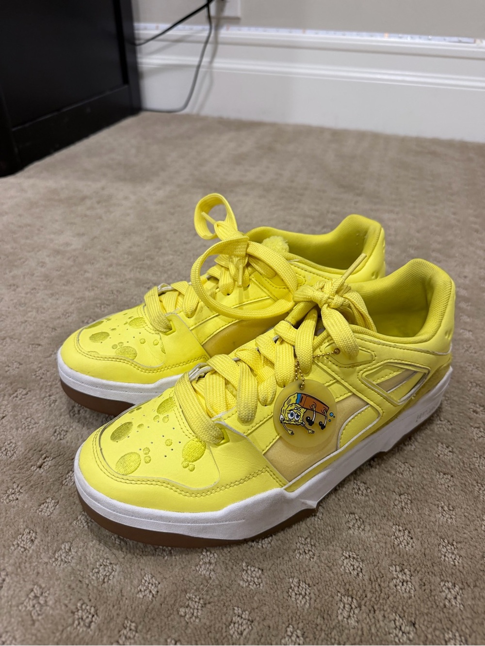 Men’s Puma SpongeBob shoes - Bright Yellow